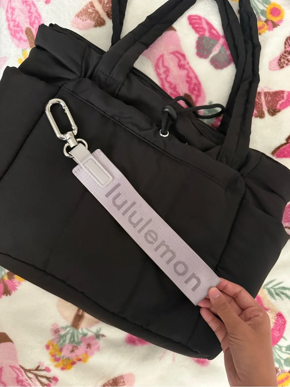 lululemon Lilac Logo Strap